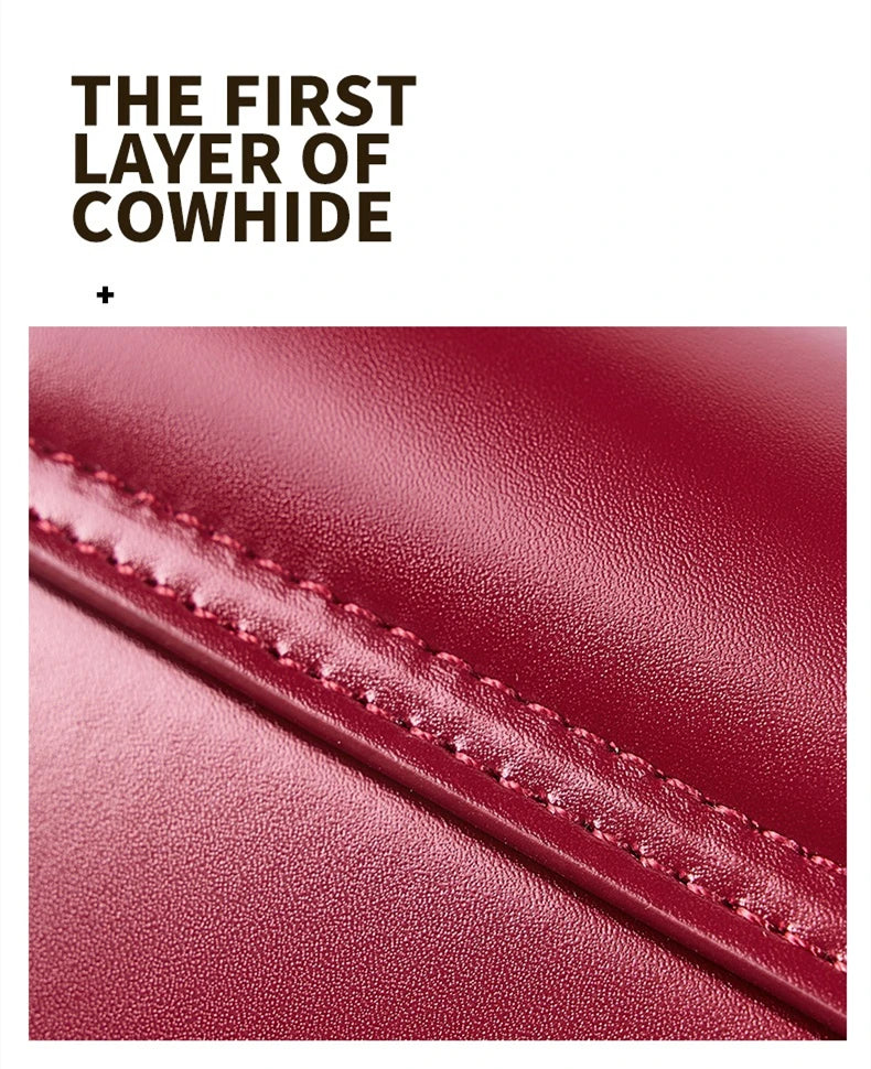 Hifashion Cowhide Genuine Leather Underarm Shoulder Bags For Women 2025 Luxury Designer Half Moon Purse Crescent Ladies Handbags