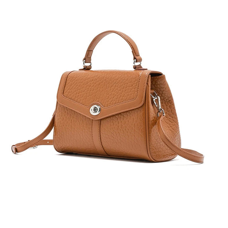 Hifashion Cowhide Genuine Leather Tote Handbags For Women New 2025 Luxury Designer Work Satchel Top Handle Female Shoulder Bags