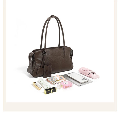Hifashion 3 Layers Genuine Leather Large Underarm Shoulder Bags For Women 2025 Luxury Designer Satchel Tote Work Ladies Handbags