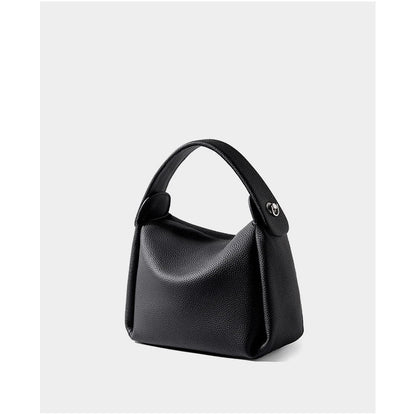 Hifashion Cowhide Genuine Leather Small Shoulder Bags For Women 2025 Luxury Designer Work Bucket Tote Crossbody Ladies Handbags