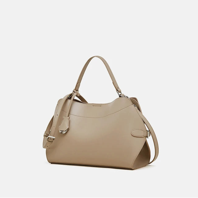 Hifashion Cowhide Genuine Leather Tote Handbags For Women 2025 Luxury Designer Crescent Office Ladies Shoulder Crossbody Bags