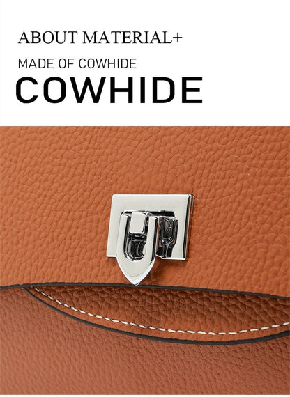 Hifashion 3 Layers Genuine Genuine Leather Shoulder Bags For Women 2025 Trend Designer Flap Crossbody Purse Work Ladies Handbags