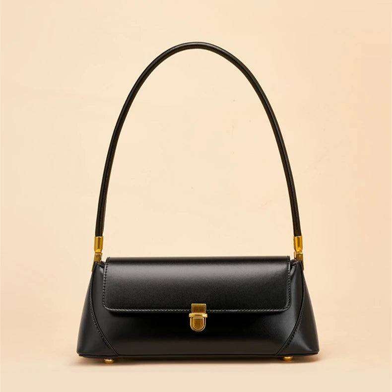 Hifashion Cowhide Genuine Leather Underarm Shoulder Bags For Women 2025 Trend Designer Top Handle Female Tote Ladies Handbags
