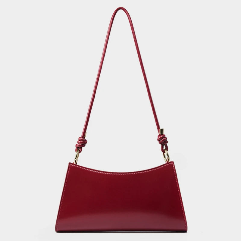 Hifashion Cowhide Genuine Leather Underarm Shoulder Bags For Women 2025 Luxury Designer Evening Party Purse Work Ladies Handbags
