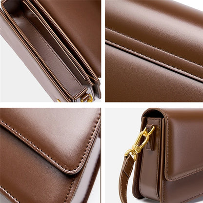 Hifashion Vintage Genuine Leather Underarm Shoulder Bags For Women 2025 Luxury Designer Crossbody Purses Saddle Ladies Handbags