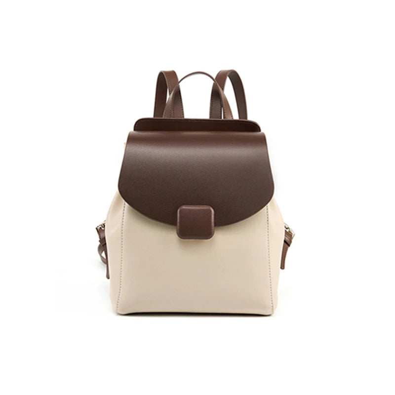 Hifashion Small Cowhide Genuine Leather Backpack For Women 2025 Trend Fashion Designer Female Travel Bagpack Girls School Bags