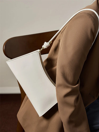 Hifashion Cowhide Genuine Leather Underarm Shoulder Bags For Women 2025 Luxury Designer Evening Party Purse Work Ladies Handbags