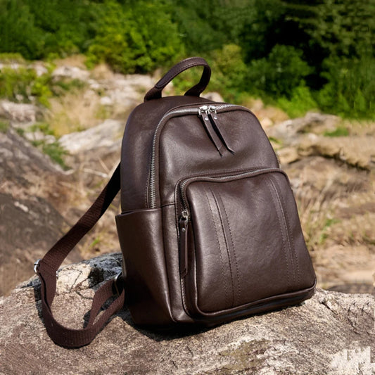 Hifashion Cowhide Genuine Leather Backpack For Women 2025 Trend Designer Work Daypack Travel Bookbags Teenage Girls School Bags