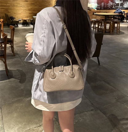 Hifashion Vintage Cow Genuine Leather Crossbody Shoulder Bags For Women 2025 Luxury Designer Pillow Satchel Tote Ladies Handbags