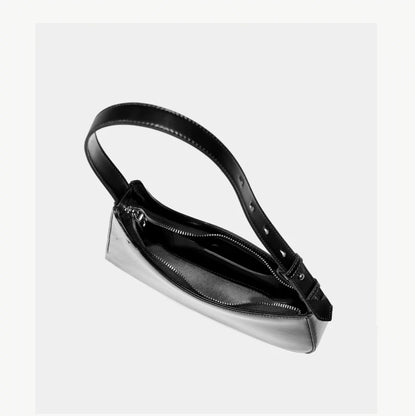 Hifashion Minimalist Genuine Leather Crescent Underarm Shoulder Bags For Women 2025 Luxury Designer Half Moon Ladies Handbags