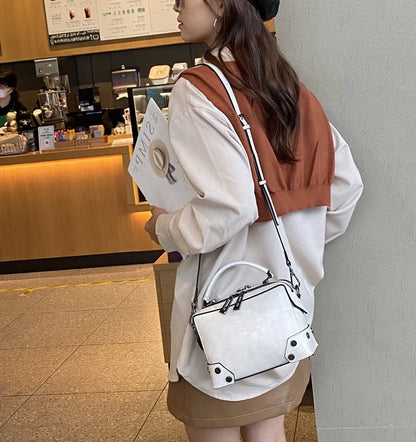 Hifashion Cowhide Genuine Leather Pillow Small Shoulder Crossbody Bags For Women 2025 Trend Designer Boston Tote Ladies Handbags