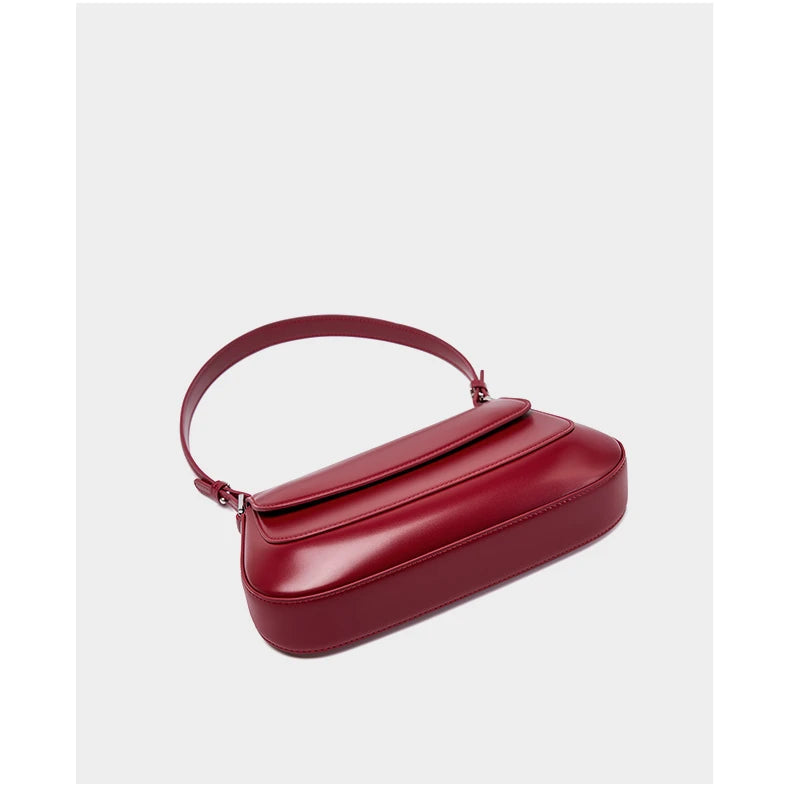 Hifashion Luxury Genuine Leather Underarm Shoulder Bags For Women 2025 Trend Designer Crossbody Purses  Saddle Ladies Handbags