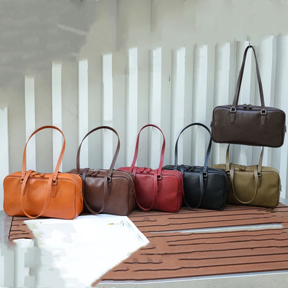 Hifashion Cowhide Genuine Leather Shoulder Bags For Women 2025 Trend Designer Large Capacity Work Satchel Tote Ladies Handbags