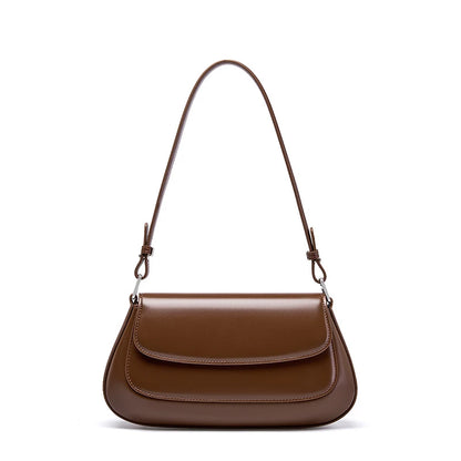 Hifashion Luxury Genuine Leather Underarm Shoulder Bags For Women 2025 Trend Designer Crossbody Purses  Saddle Ladies Handbags
