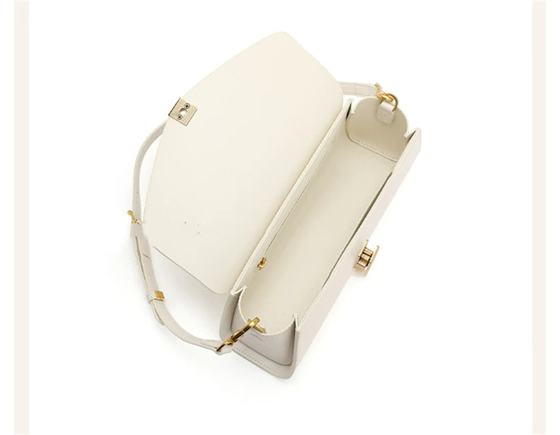 Hifashion Elegant Genuine Leather Underarm Shoulder Bags For Women 2025 Luxury Designer Crossbody Purses Square Ladies Handbags