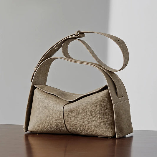 Hifashion Cowhide Genuine Leather Underarm Shoulder Bags For Women 2025 Luxury Designer Top Handle Satchel Tote Ladies Handbags