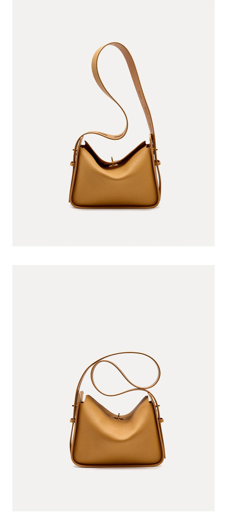 Hifashion Cowhide Genuine Leather Underarm Shoulder Bags For Women 2025 Luxury Designer Crossbody Purses Hobo Ladies Handbags