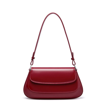 Hifashion Luxury Genuine Leather Underarm Shoulder Bags For Women 2025 Trend Designer Crossbody Purses  Saddle Ladies Handbags
