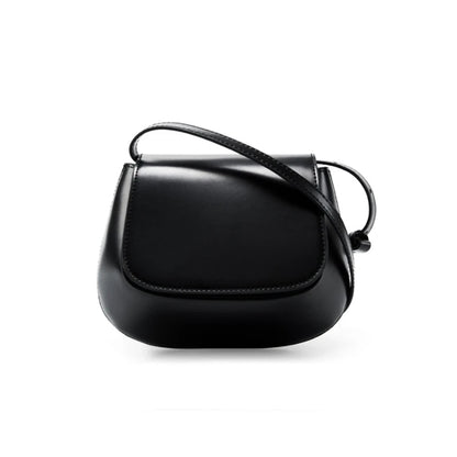 Hifashion Classic Genuine Leather Saddle Small Shoulder Bags For Women 2025 Luxury Designer Crossbody Purses Cow Ladies Handbags