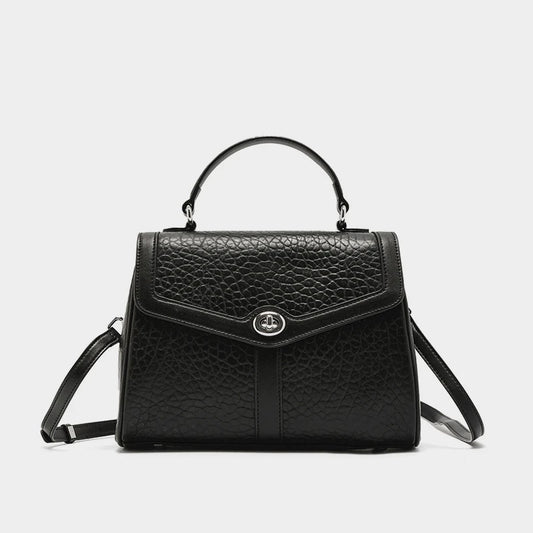 Hifashion Cowhide Genuine Leather Tote Handbags For Women New 2025 Luxury Designer Work Satchel Top Handle Female Shoulder Bags