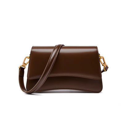 Hifashion Vintage Genuine Leather Underarm Shoulder Bags For Women 2025 Luxury Designer Crossbody Purses Saddle Ladies Handbags