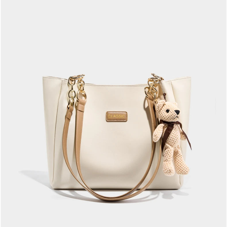 Hifashion Cowhide Genuine Leather Shoulder Bags For Women 2025 Trend Designer Large Capacity Shopping Tote Work Ladies Handbags