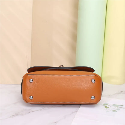 Hifashion 3 Layers Genuine Genuine Leather Shoulder Bags For Women 2025 Trend Designer Flap Crossbody Purse Work Ladies Handbags