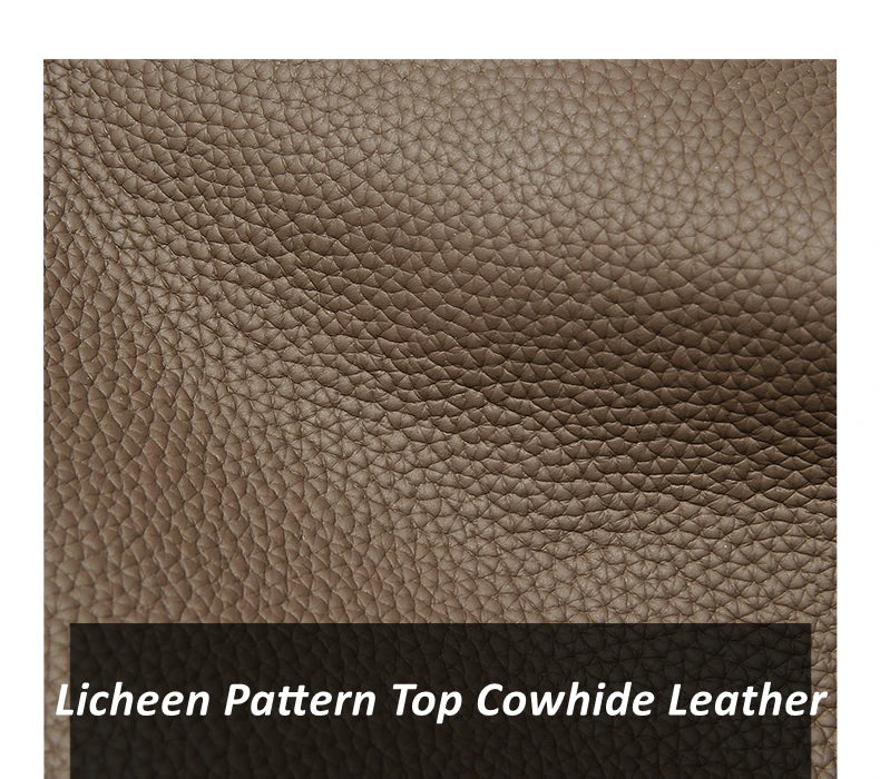 Hifashion Cowhide Genuine Leather Large Tote Shoulder Bags For Women 2025 Trend Designer Trapeze Purses Underarm Ladies Handbags