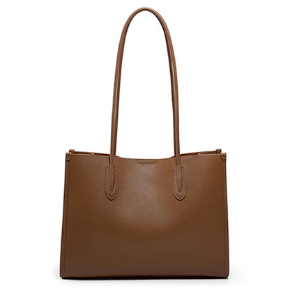 Hifashion Vintage Genuine Leather Tote Shoulder Bags For Women 2025 Trend Designer Large Capacity Shopping Work Ladies Handbags