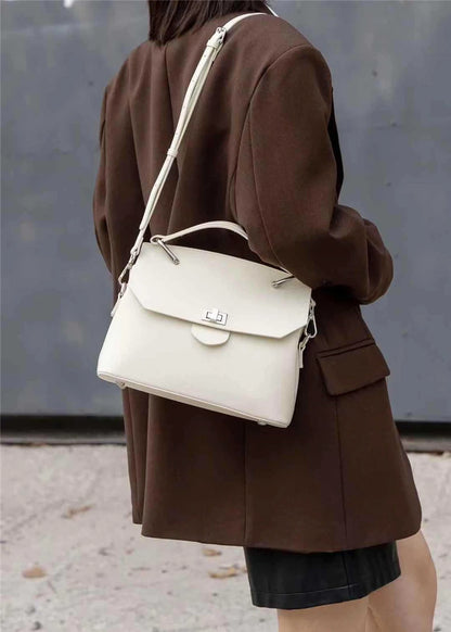 Hifashion Cowhide Genuine Leather Tote Handbags For Women 2025 Trend Designer Satchel Purses Work Ladies Shoulder Crossbody Bags