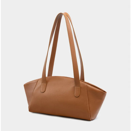Hifashion 100% Real Genuine Leather Large Tote Shoulder Bags For Women 2025 Luxury Designer Trapeze Shopper Work Ladies Handbags