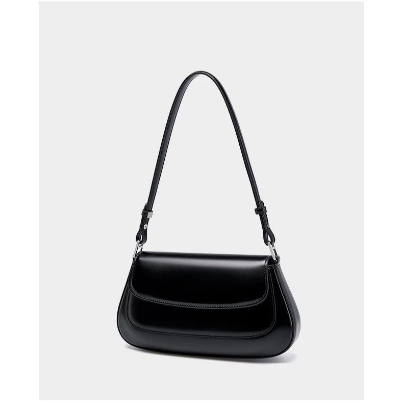 Hifashion Luxury Genuine Leather Underarm Shoulder Bags For Women 2025 Trend Designer Crossbody Purses  Saddle Ladies Handbags