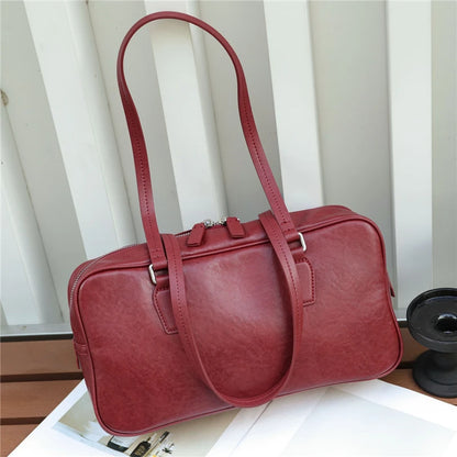 Hifashion Cowhide Genuine Leather Shoulder Bags For Women 2025 Trend Designer Large Capacity Work Satchel Tote Ladies Handbags