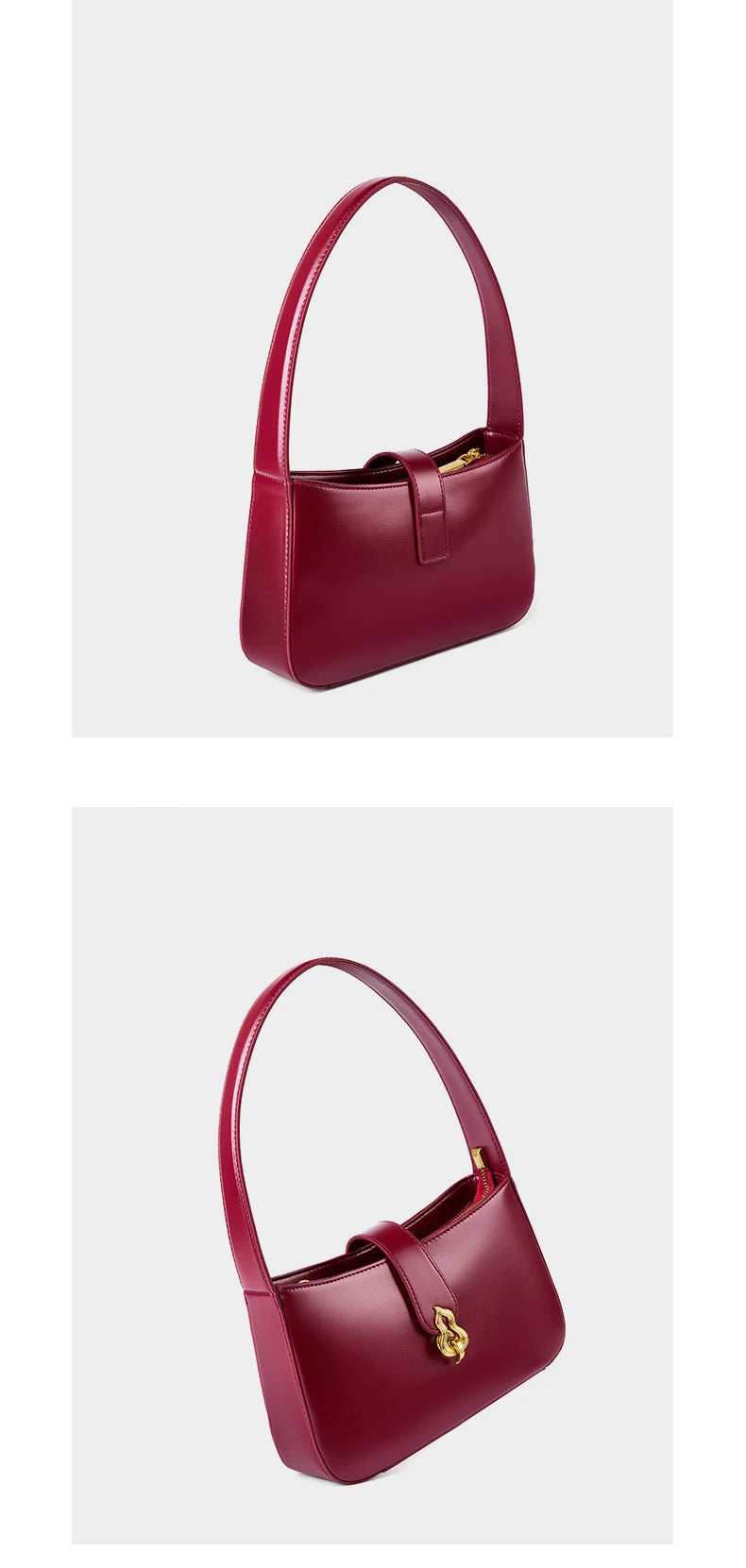 Hifashion Cowhide Genuine Leather Underarm Shoulder Bags For Women 2025 Luxury Designer Half Moon Purse Crescent Ladies Handbags