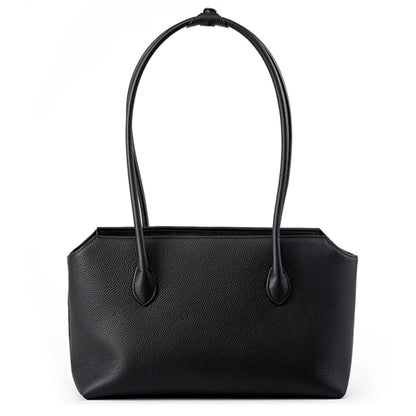 Hifashion Cowhide Genuine Leather Large Underarm Shoulder Bags For Women 2025 Luxury Designer Shopping Tote Work Ladies Handbags