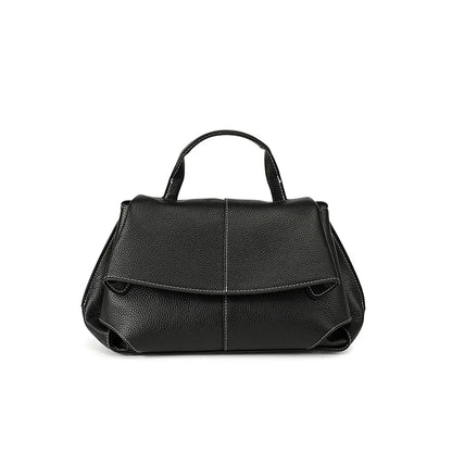 Hifashion Vintage Cowhide Genuine Leather Handbags For Women 2025 Trend Designer Top Handle Flap Ladies Shoulder Crossbody Bags