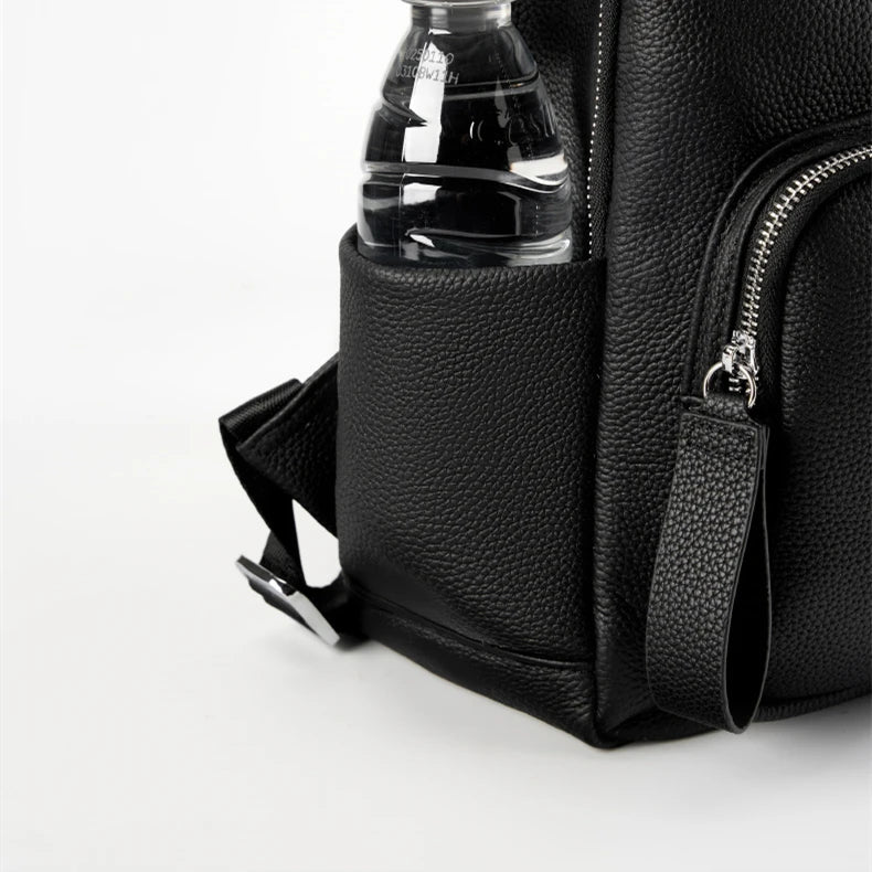 Hifashion 100% Cowhide Genuine Leather Backpack For Women 2025 Trend Designer Soft Travel Work Daypack Teenage Girls School Bags