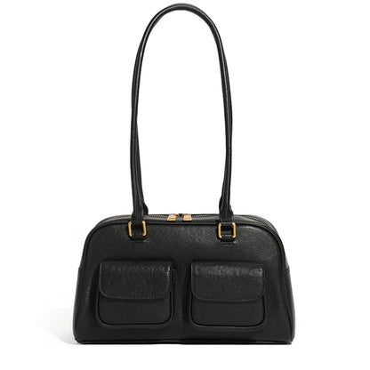 Hifashion Luxury Genuine Leather Underarm Shoulder Bags For Women 2025 Trend Designer Pillow Satchel Tote Office Ladies Handbags