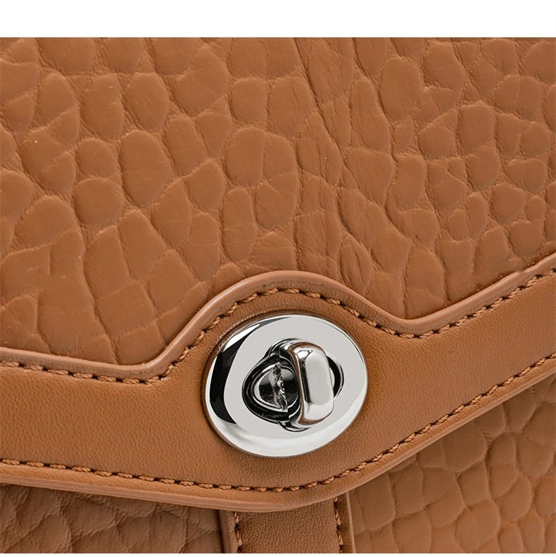 Hifashion Cowhide Genuine Leather Tote Handbags For Women New 2025 Luxury Designer Work Satchel Top Handle Female Shoulder Bags