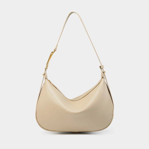 Hifashion Trendy Genuine Leather Underarm Shoulder Bags For Women 2025 Luxury Designer Crossbody Purse Half Moon Ladies Handbags