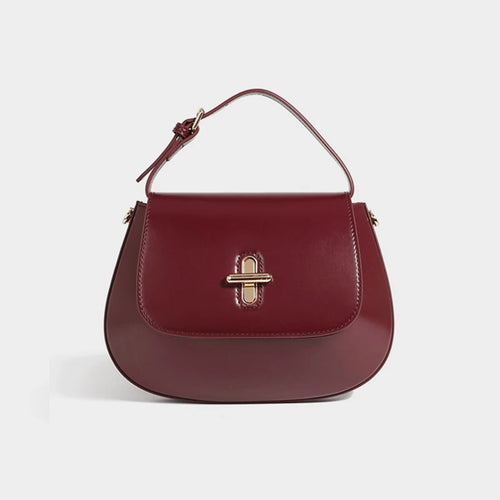 Hifashion Luxury Genuine Leather Saddle Small Shoulder Crossbody Bags For Women 2025 Trend Designer Purses Tote Ladies Handbags