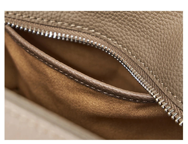 Hifashion Cowhide Genuine Leather Large Underarm Shoulder Bags For Women 2025 Luxury Designer Shopping Tote Work Ladies Handbags