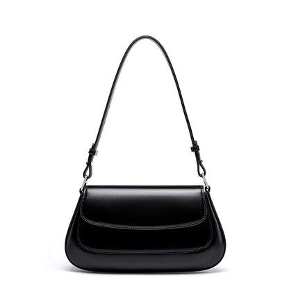 Hifashion Luxury Genuine Leather Underarm Shoulder Bags For Women 2025 Trend Designer Crossbody Purses  Saddle Ladies Handbags