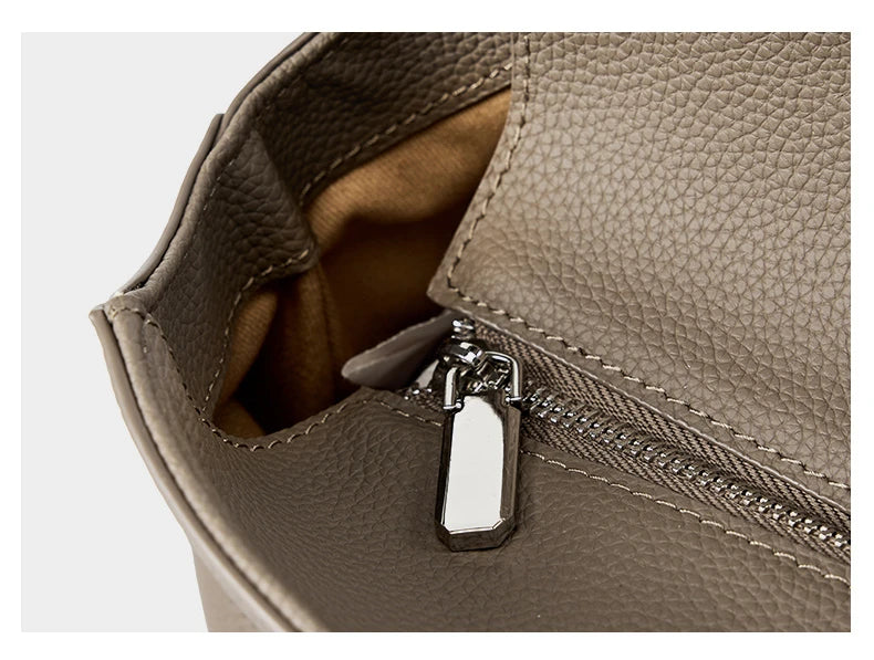 Hifashion Cowhide Genuine Leather Large Underarm Shoulder Bags For Women 2025 Luxury Designer Shopping Tote Work Ladies Handbags