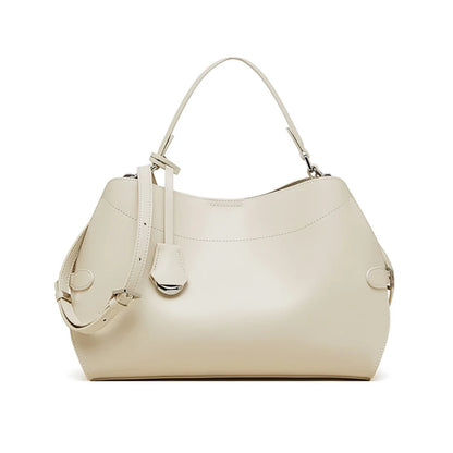 Hifashion Cowhide Genuine Leather Tote Handbags For Women 2025 Luxury Designer Crescent Office Ladies Shoulder Crossbody Bags