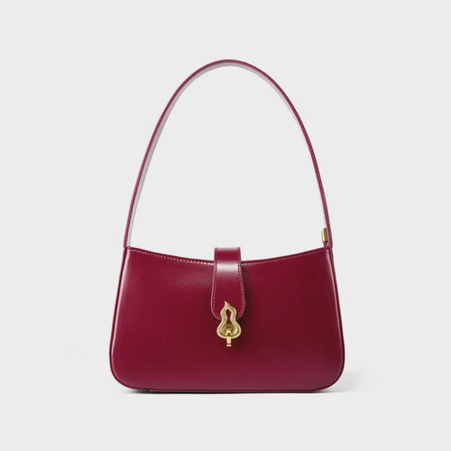 Hifashion Cowhide Genuine Leather Underarm Shoulder Bags For Women 2025 Luxury Designer Half Moon Purse Crescent Ladies Handbags