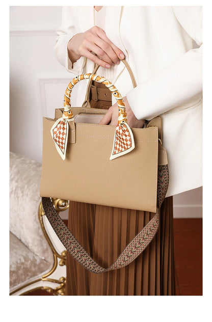 Hifashion Cowhide Genuine Leather Shoulder Bags For Women 2025 Trend Designer Top Handle Commuting Tote Ladies Crossbody Bags