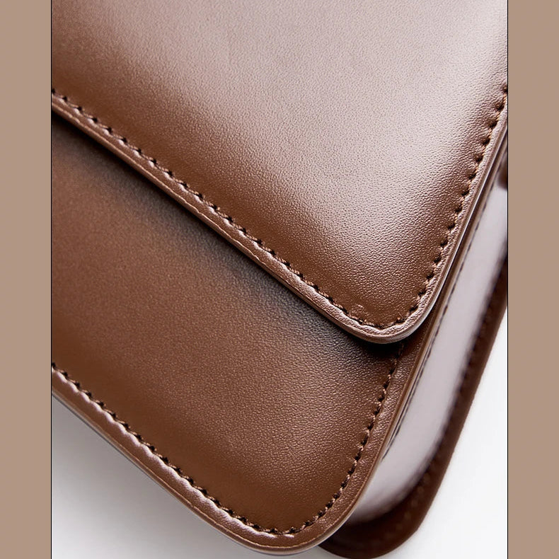 Hifashion Vintage Genuine Leather Underarm Shoulder Bags For Women 2025 Luxury Designer Crossbody Purses Saddle Ladies Handbags