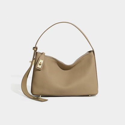 Hifashion Cowhide Genuine Leather Underarm Shoulder Bags For Women New 2025 Trend Designer Crossbody Purses Work Ladies Handbags