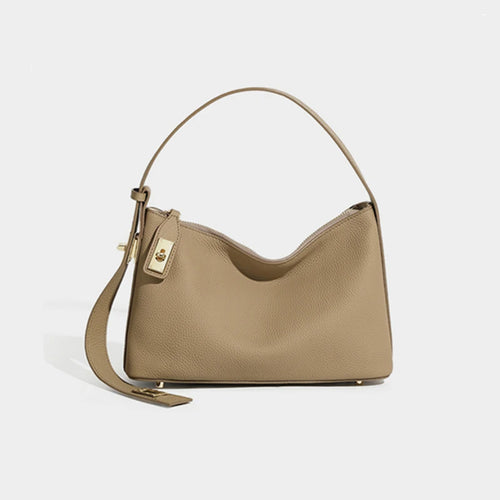 Hifashion Cowhide Genuine Leather Underarm Shoulder Bags For Women New 2025 Trend Designer Crossbody Purses Work Ladies Handbags